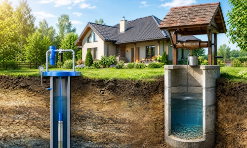 Автономное водоснабжение загородного дома Великие Луки: скважина или колодец